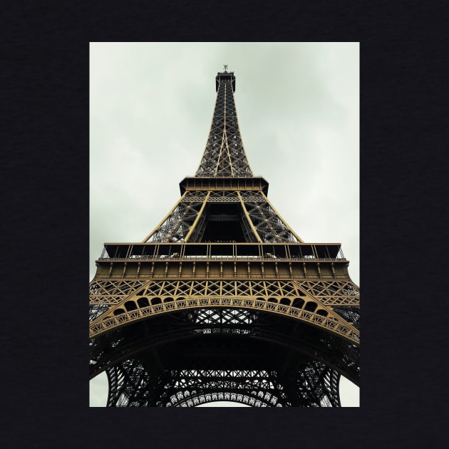 eiffel tower closeup by psychoshadow